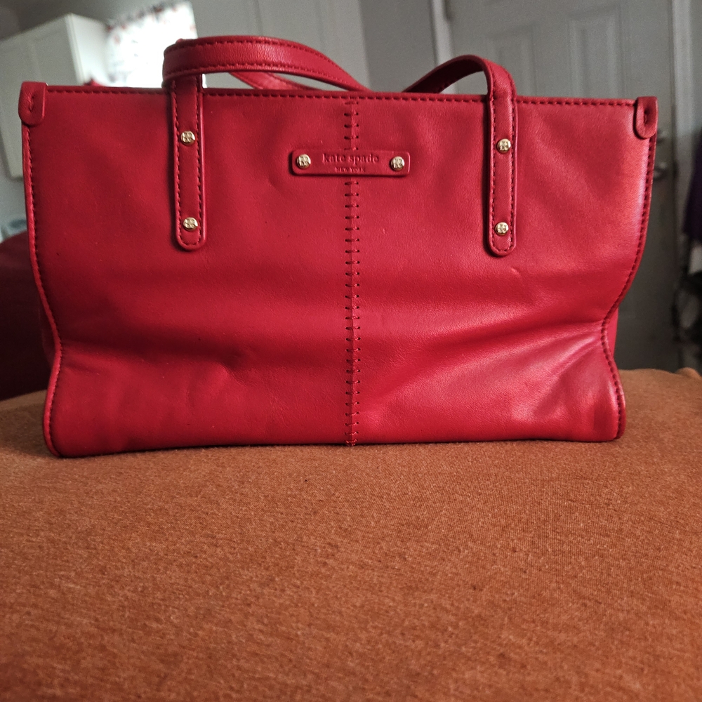 Vintage Kate Spade Bold Red Satchel